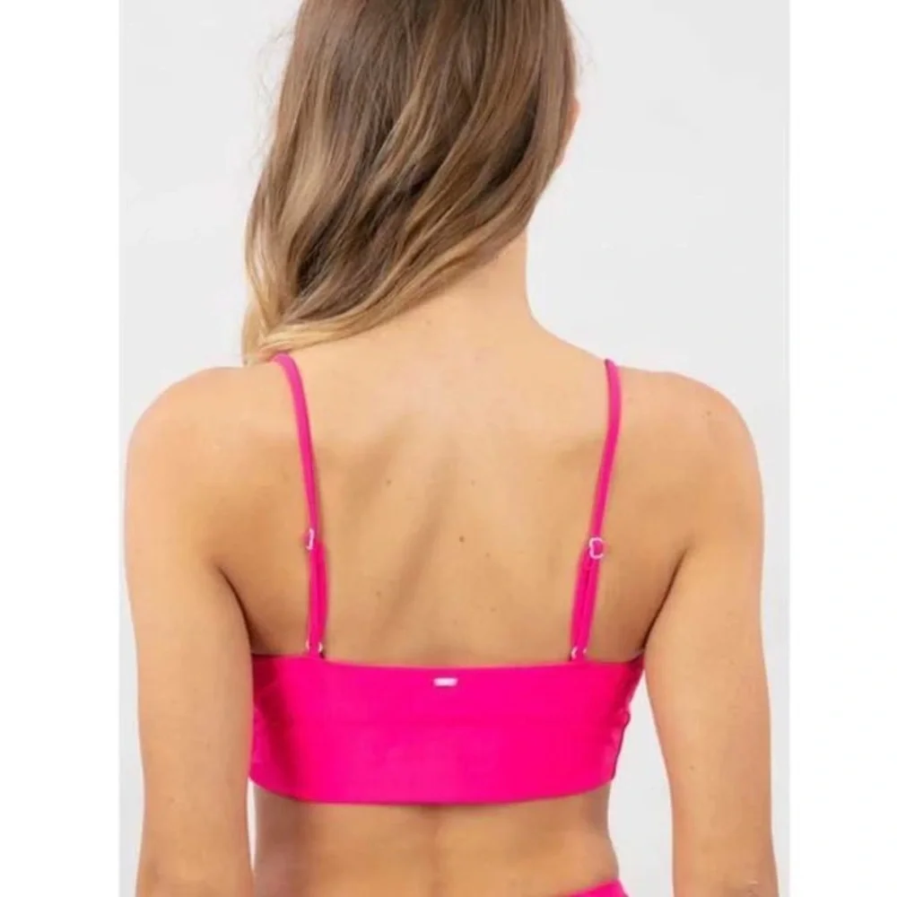 ☀️RIP CURL☀️ BRIGHTS SCOOP CROP NORTH SHORE SKIMPY PANT BIKINI SET